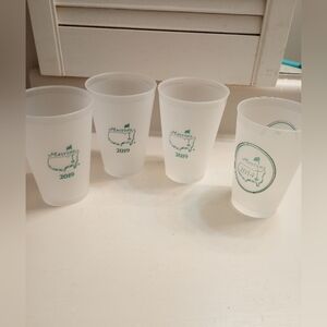 Masters Augusta Bundle Of Four Souvenir Cups 2014/2019